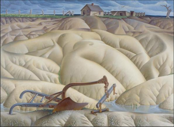 Erosion n2 Mother Earth Laid Bare by Alexander Hogue. 1936 